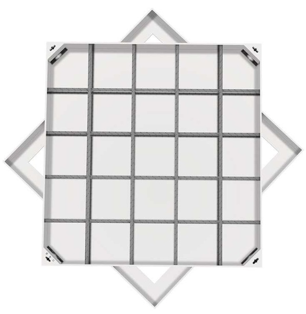 武平不锈钢方井展示